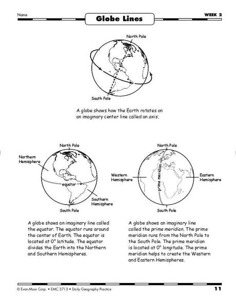 Daily Geography Practice, Grade 4