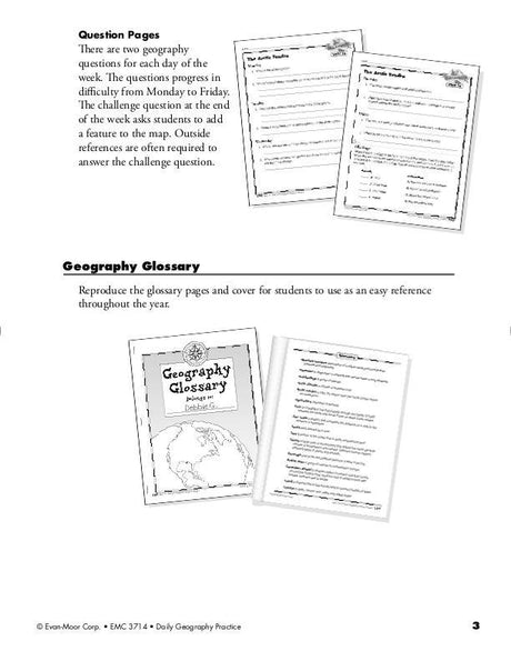 Daily Geography Practice, Grade 5