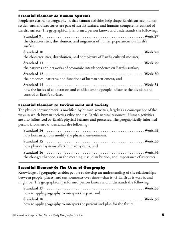 Evan-Moor Daily Geography Practice, Grade 5 | EMC3714 – SupplyMe