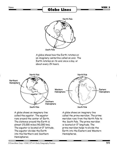 Daily Geography Practice, Grade 5