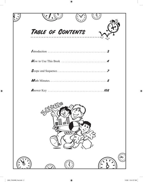 Seventh-Gr Math Minutes
