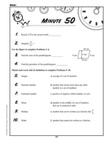 Math Minutes - 8Th Gr