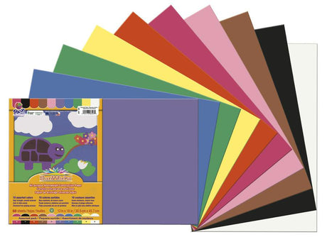 SunWorks® Construction Paper, 12" x 18" Assorted