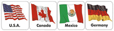 Stickers World Flags