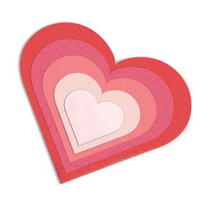 Sizzix Framelits Dies Hearts (discontinued)