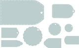 Sizzix Framelits Dies Tags by Emily Tootle (discontinued)