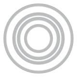 Sizzix Framelits Die Circles, 1 1/4", 2", 2 1/2" & 3 1/2" (discontinued)