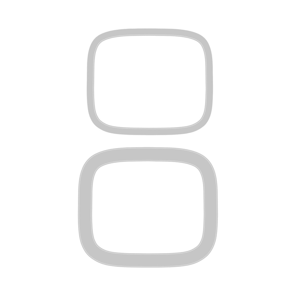 Sizzix Framelits Dies Rounded Square (discontinued)