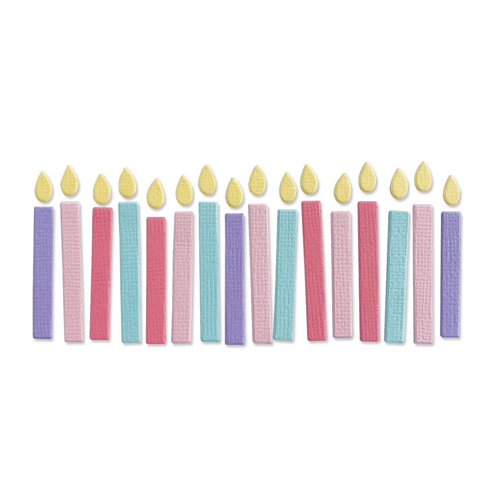 Sizzix Thinlits Die Birthday Candles by Kath Breen (discontinued)