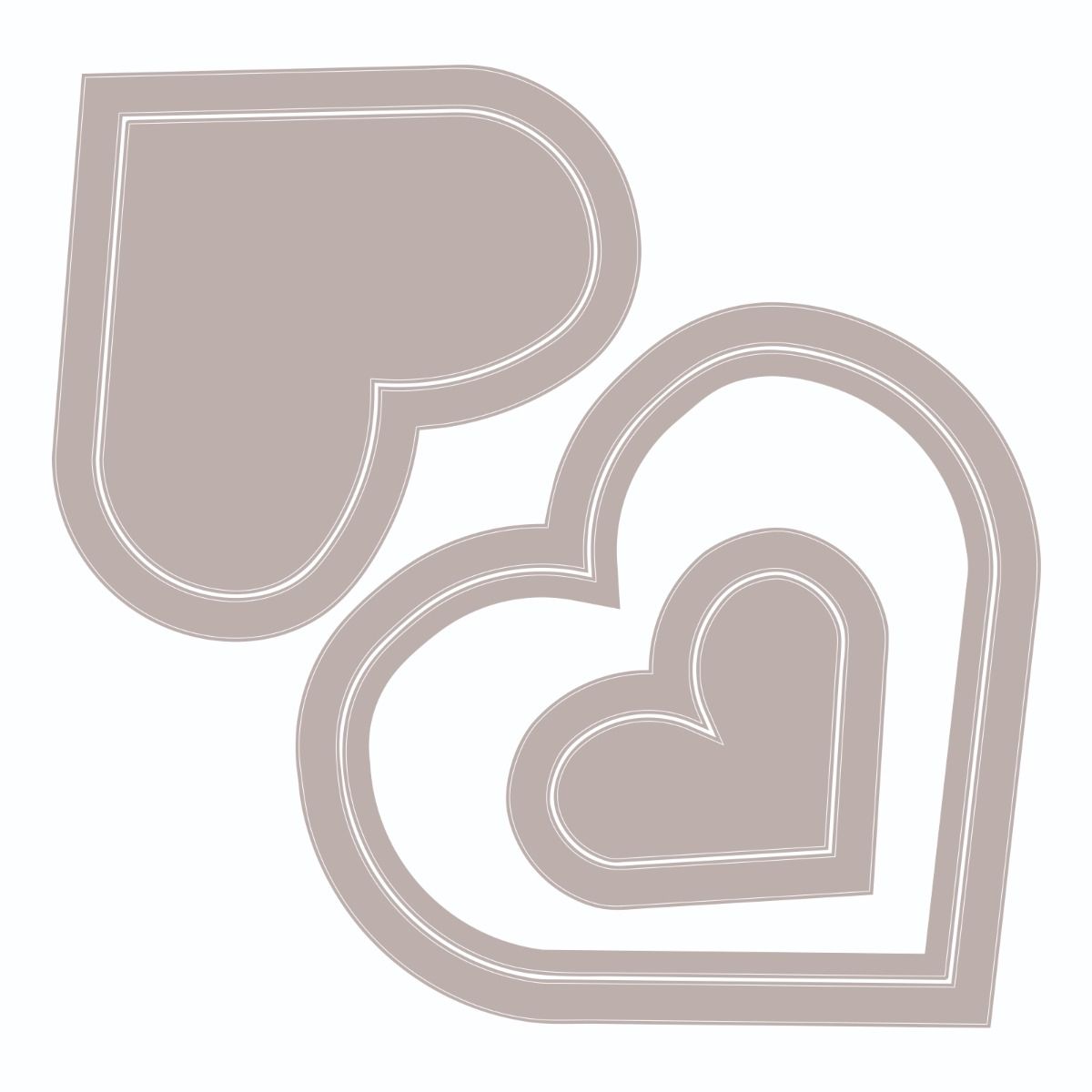 Sizzix Framelits Dies Heart Frames by Olivia Rose (discontinued)