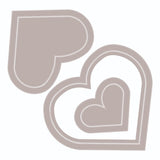 Sizzix Framelits Dies Heart Frames by Olivia Rose (discontinued)