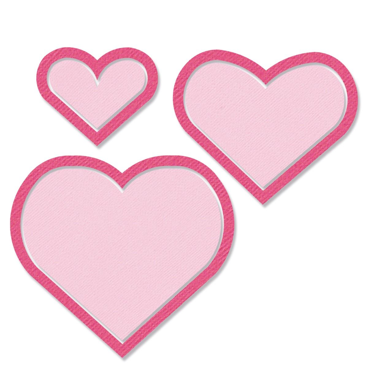 Sizzix Framelits Dies Heart Frames by Olivia Rose (discontinued)