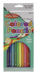 Colored Pencils, 12 Color Set