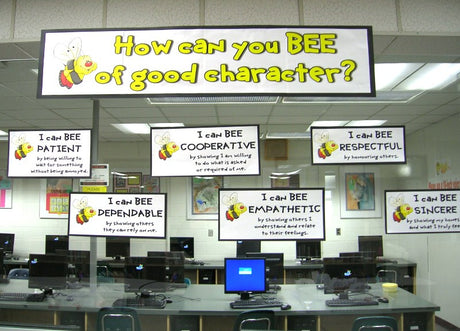 How Can You BEE of Good Character? - Spring Bulletin Board Idea