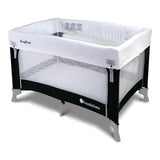 Foundations® SnugFresh® Celebrity™ Portable Play Yard Crib, Graphite