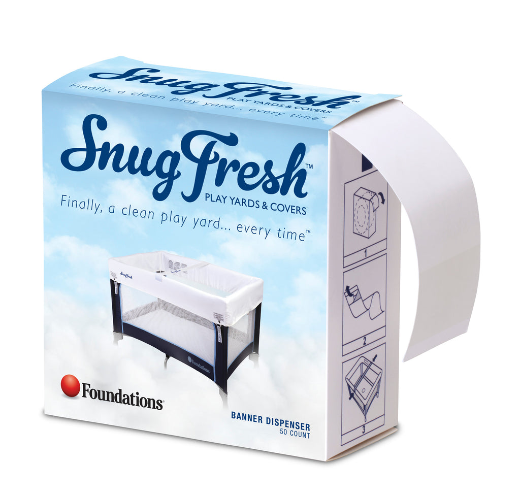 Foundations® SnugFresh® Crib Ribbons - (3) 50 pack dispensers
