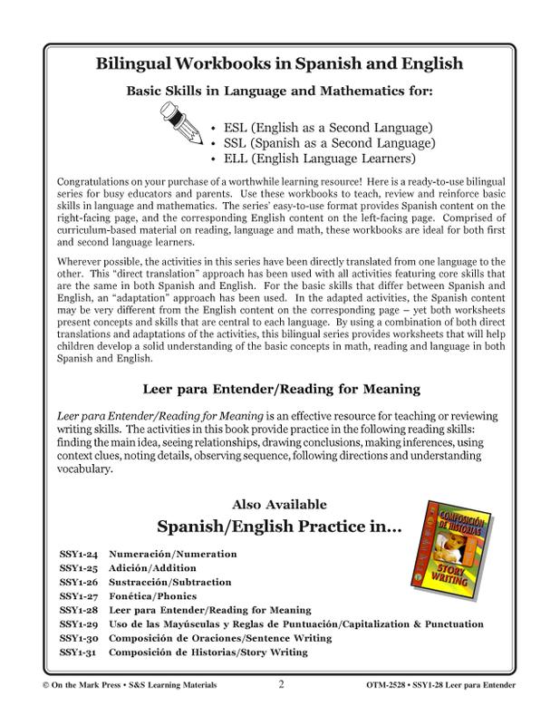 Leer Para Entender Reading For Meaning