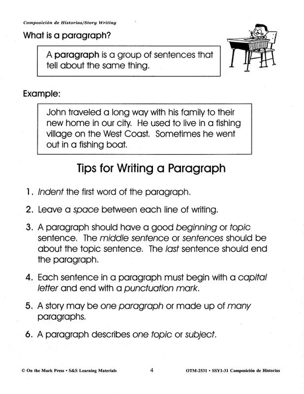 Composicion De Historias Story Writing