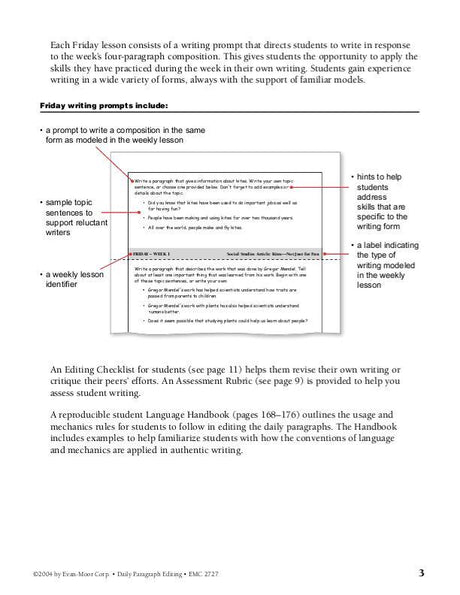 Daily Paragraph Editing, Grade 4