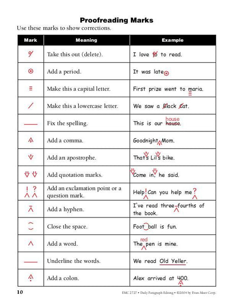 Daily Paragraph Editing, Grade 4