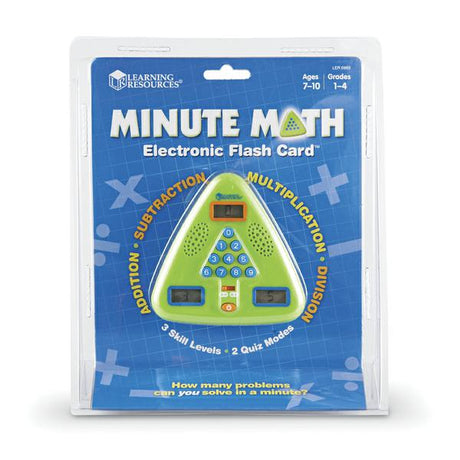 Minute Math Electronic Flash Card™