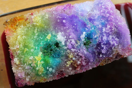 Salt & Liquid Water Color Ice Sculptures!