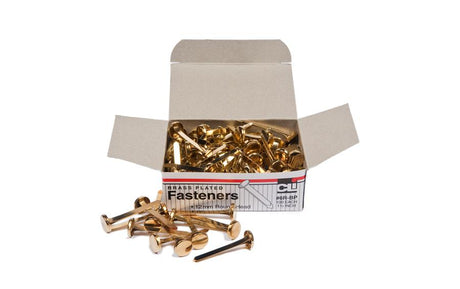 Brass Fasteners 1-1/2", 100 Per Box