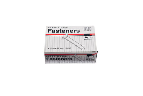 Brass Fasteners 1-1/2", 100 Per Box