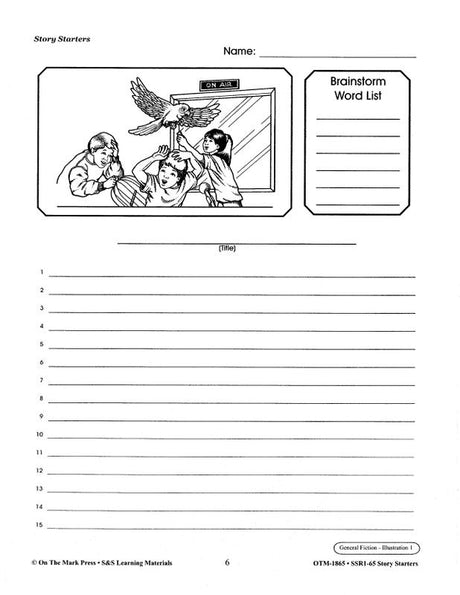 Story Starters Gr 4-6