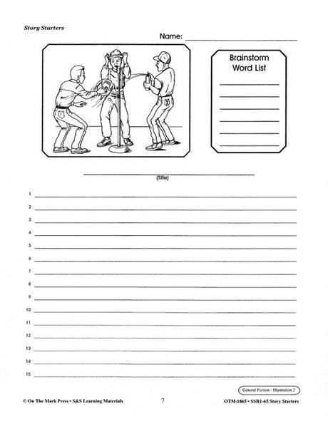 Story Starters Gr 4-6