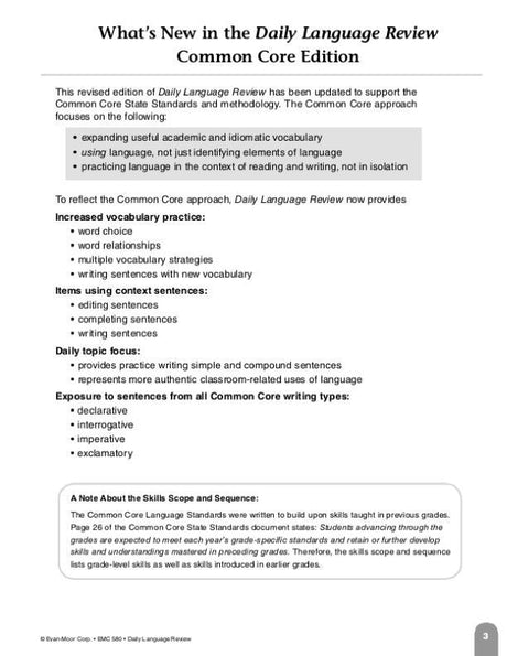 Daily Language Review, Grade 2