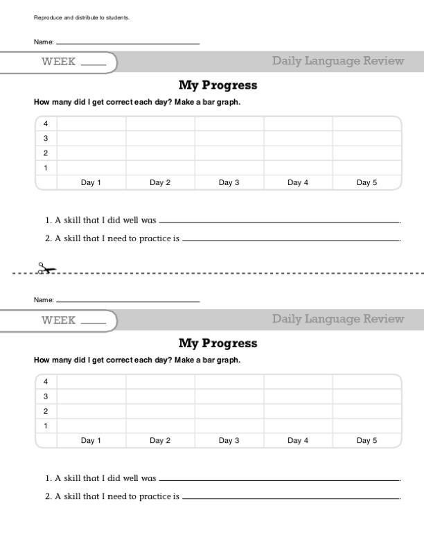 Daily Language Review, Grade 4