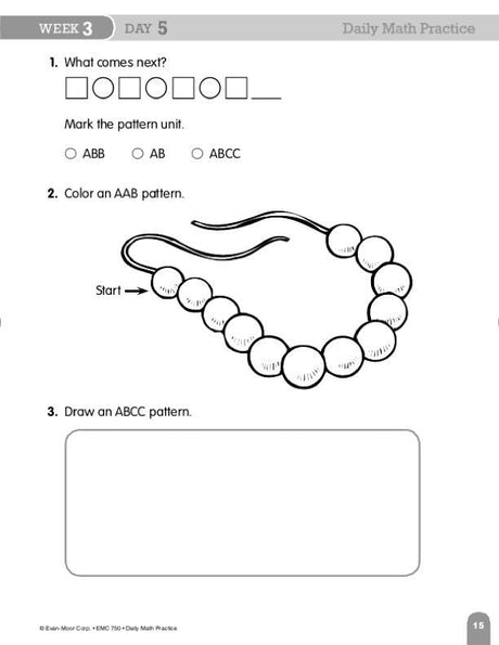 Daily Math Practice, Grade 1