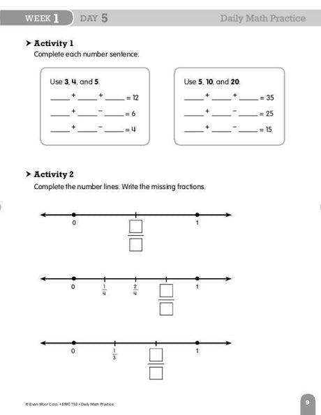 Daily Math Practice, Grade 3