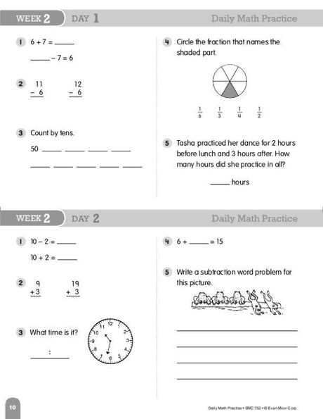 Daily Math Practice, Grade 3