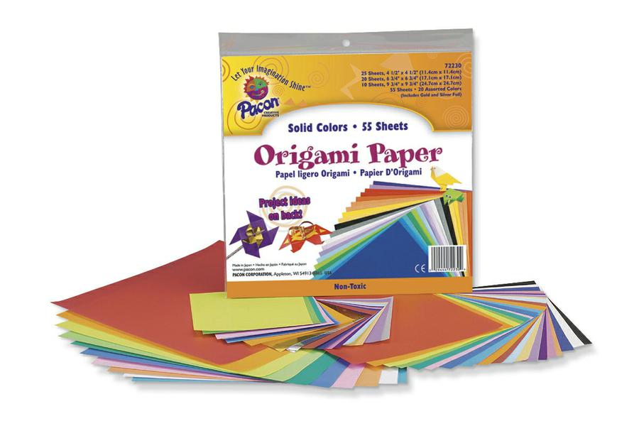 Pacon Origami Paper, Assorted Colors & Sizes