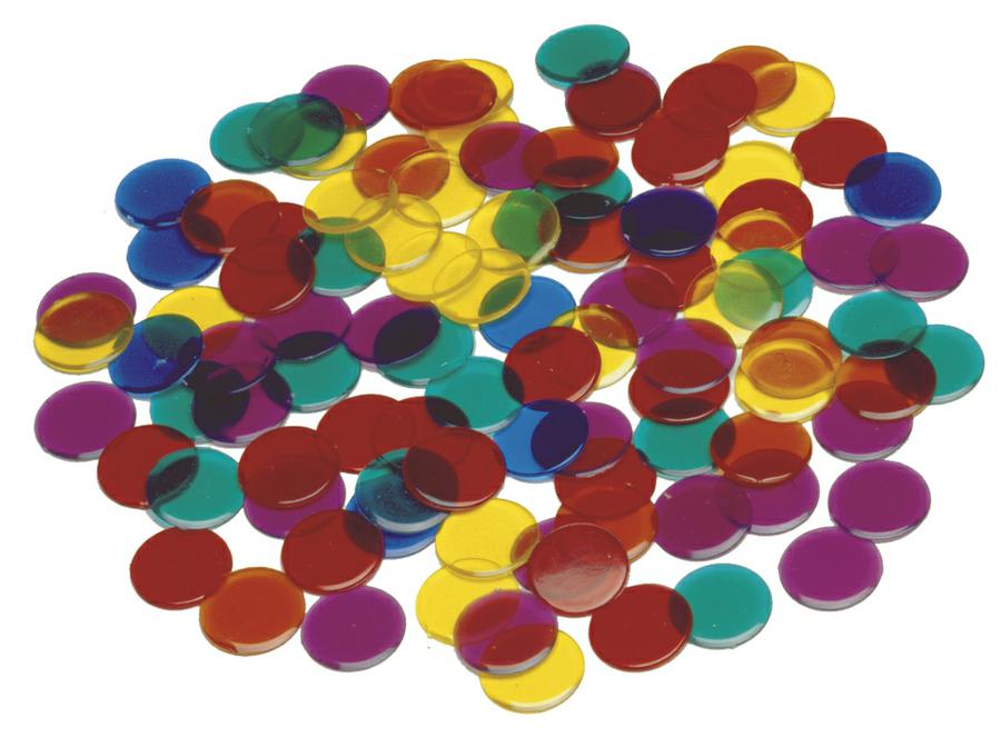 Transparent Counters 1" (250)