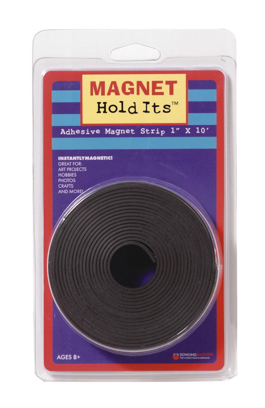 Dowling Magnets Adhesive Magnet Strip (1Wx 10'L)