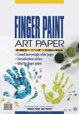 Pacon® Fingerpaint Paper, 11" x 16" White
