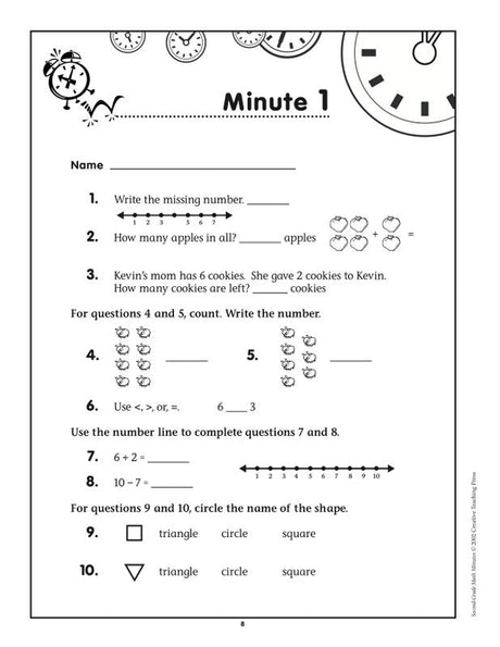 Second-Gr Math Minutes