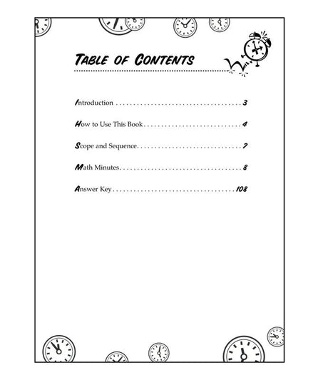 Fifth-Gr Math Minutes