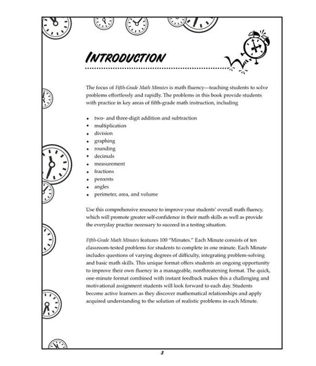 Fifth-Gr Math Minutes