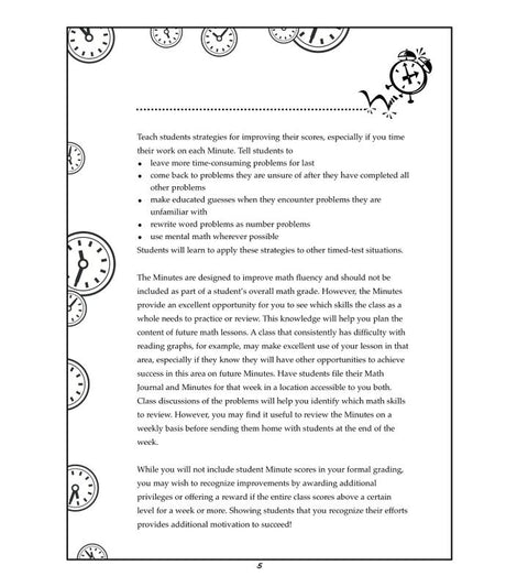 Fifth-Gr Math Minutes