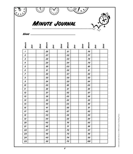 Fifth-Gr Math Minutes