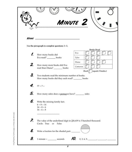 Fifth-Gr Math Minutes