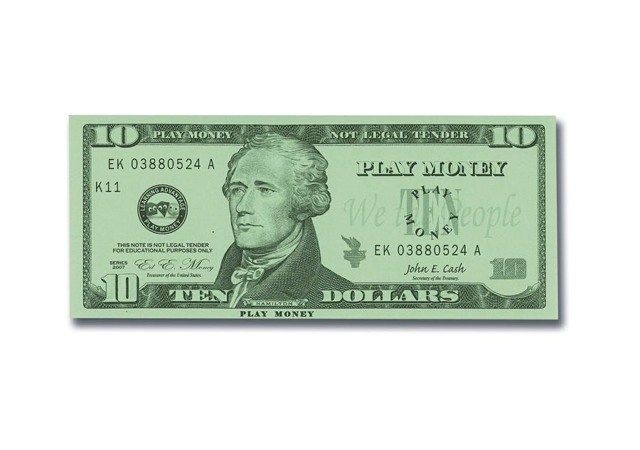 $10 Bills Set (100)