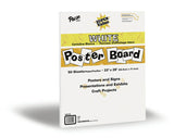 Pacon® Super Value Poster Board, 22" x 28" White