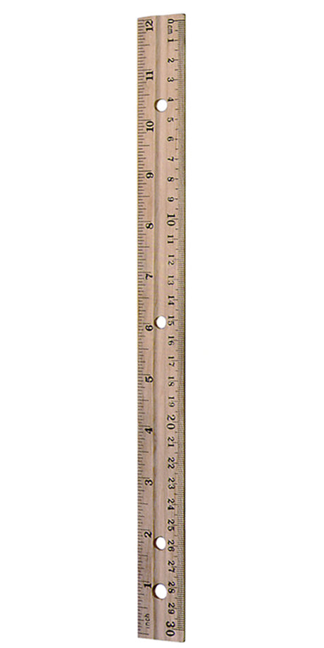 Wood Ruler, 12"