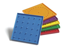 6" Double-Sided Geoboards, Set of 6