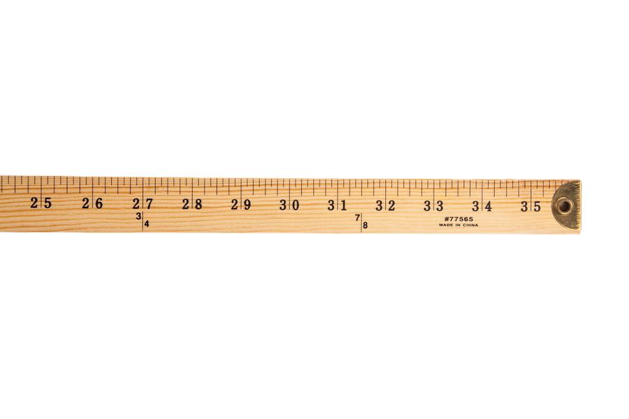 Wooden Yardstick - FSC Certified, Ideal for Measuring in the Yardsticks &  Rulers department at